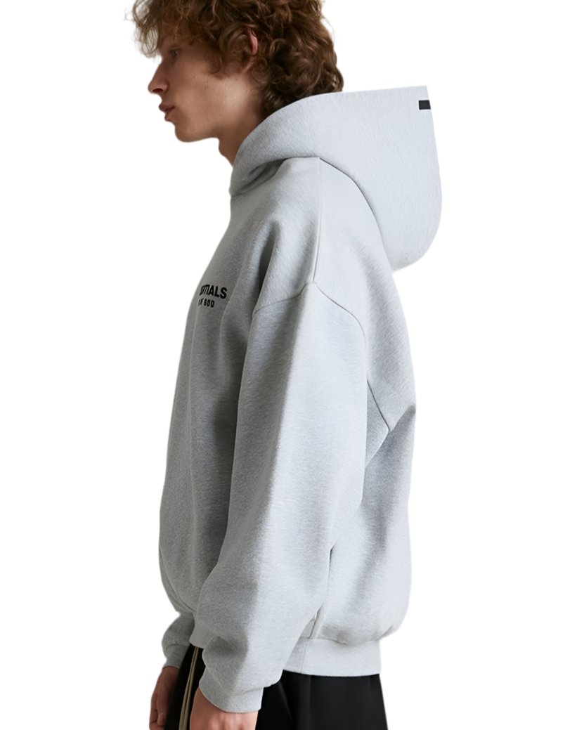 Hoddie Essentials “Gris Claro”