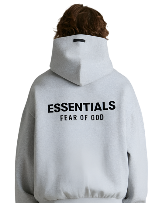 Hoddie Essentials “Gris Claro”